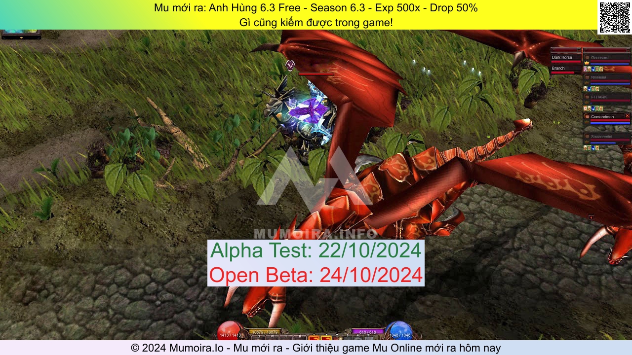 Mu mới ra, Anh Hùng 6.3 Free, mubanglong.com, Mu Online, Mu SS6 mới ra, Mu Test tháng 10 2024, Gì cũng kiếm được trong game!, Season 6.3