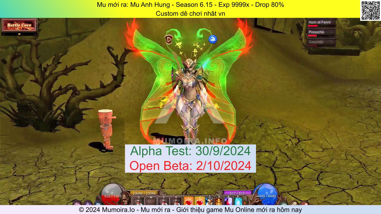 Mu mới ra, Mu Anh Hung, anhhungcustom.net, Mu Online, Mu SS6 mới ra, Mu Test tháng 9 2024, Custom dê chơi nhât vn, Season 6.15