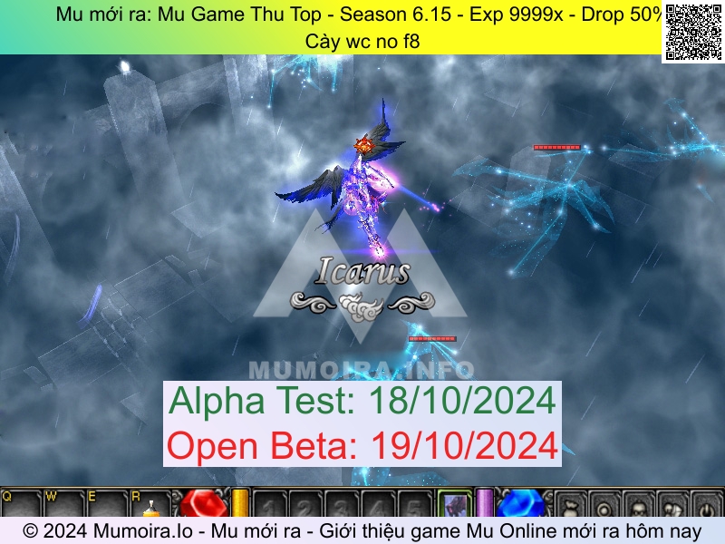 Mu mới ra, Mu Game Thu Top, gamethutop.com, Mu Online, Mu SS6 mới ra, Mu Test tháng 10 2024, Cày wc no f8, Season 6.15