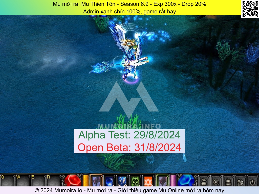 Mu mới ra, Mu Thiên Tôn, muthienton.com, Mu Online, Mu SS6 mới ra, Mu Test tháng 8 2024, Admin xanh chín 100%, game rất hay, Season 6.9