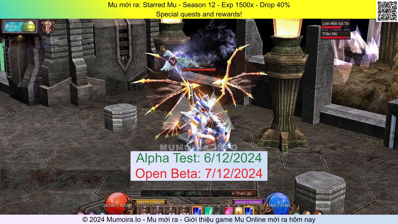 Mu mới ra, Starred Mu, starredmu.com, Mu Online, Mu SS12 mới ra, Mu Test tháng 12 2024, Special quests and rewards!, Season 12