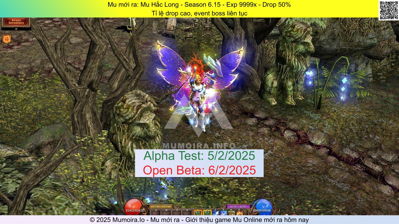 Mu mới ra, Mu Hắc Long, mu-haclong.info, Mu Online, Mu SS6 mới ra, Mu Test tháng 2 2025, Tỉ lệ drop cao, event boss liên tục, Season 6.15