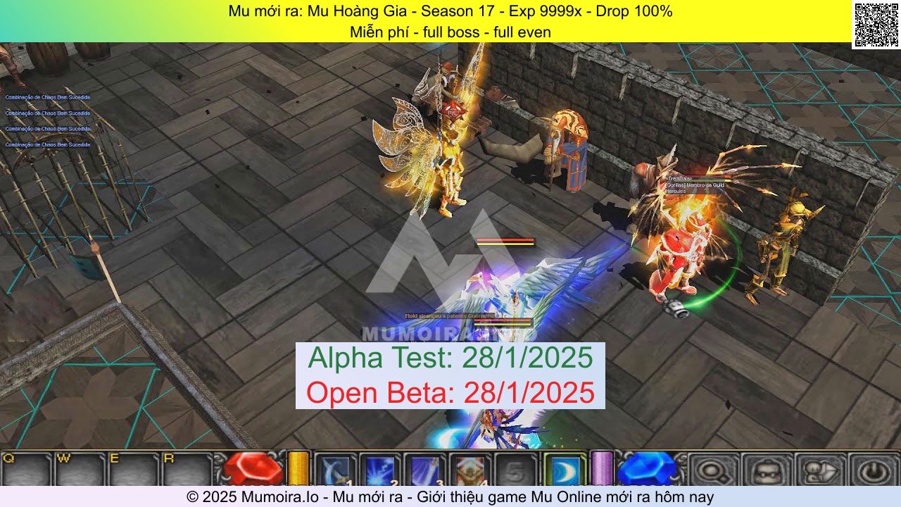 Mu mới ra, Mu Hoàng Gia, muhoanggia.biz, Mu Online, Mu SS17 mới ra, Mu Test tháng 1 2025, Miễn phí - full boss - full even, Season 17