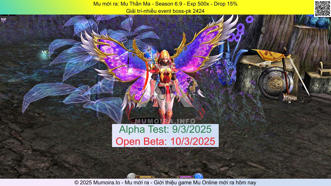 Mu mới ra, Mu Thần Ma, thanma.co, Mu Online, Mu SS6 mới ra, Mu Test tháng 3 2025, Giải trí-nhiều event boss-pk 2424, Season 6.9