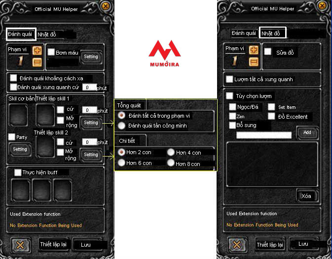 Hướng dẫn Auto Mu Online Season 6 - Mumoira.info