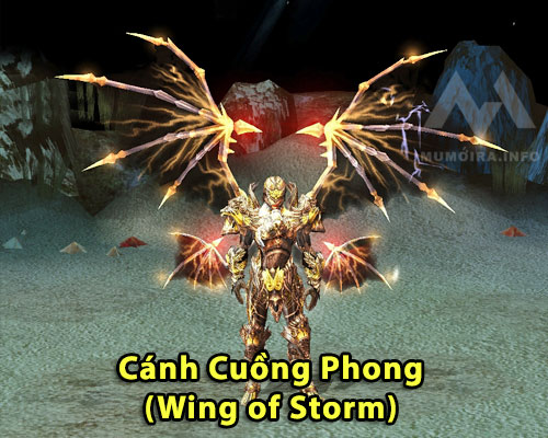 Cánh cấp 3: Cánh Cuồng Phong (Wing of Storm) dùng cho Thiên Tướng