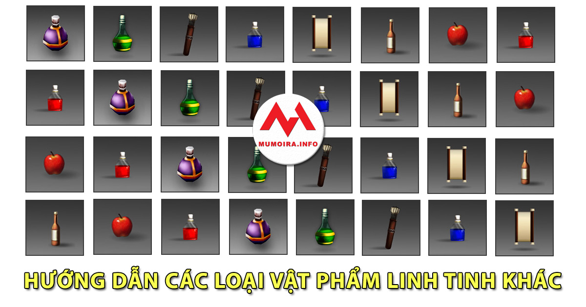 Hướng dẫn các loại vật phẩm linh tinh khác trong Mu Online - Mumoira.info